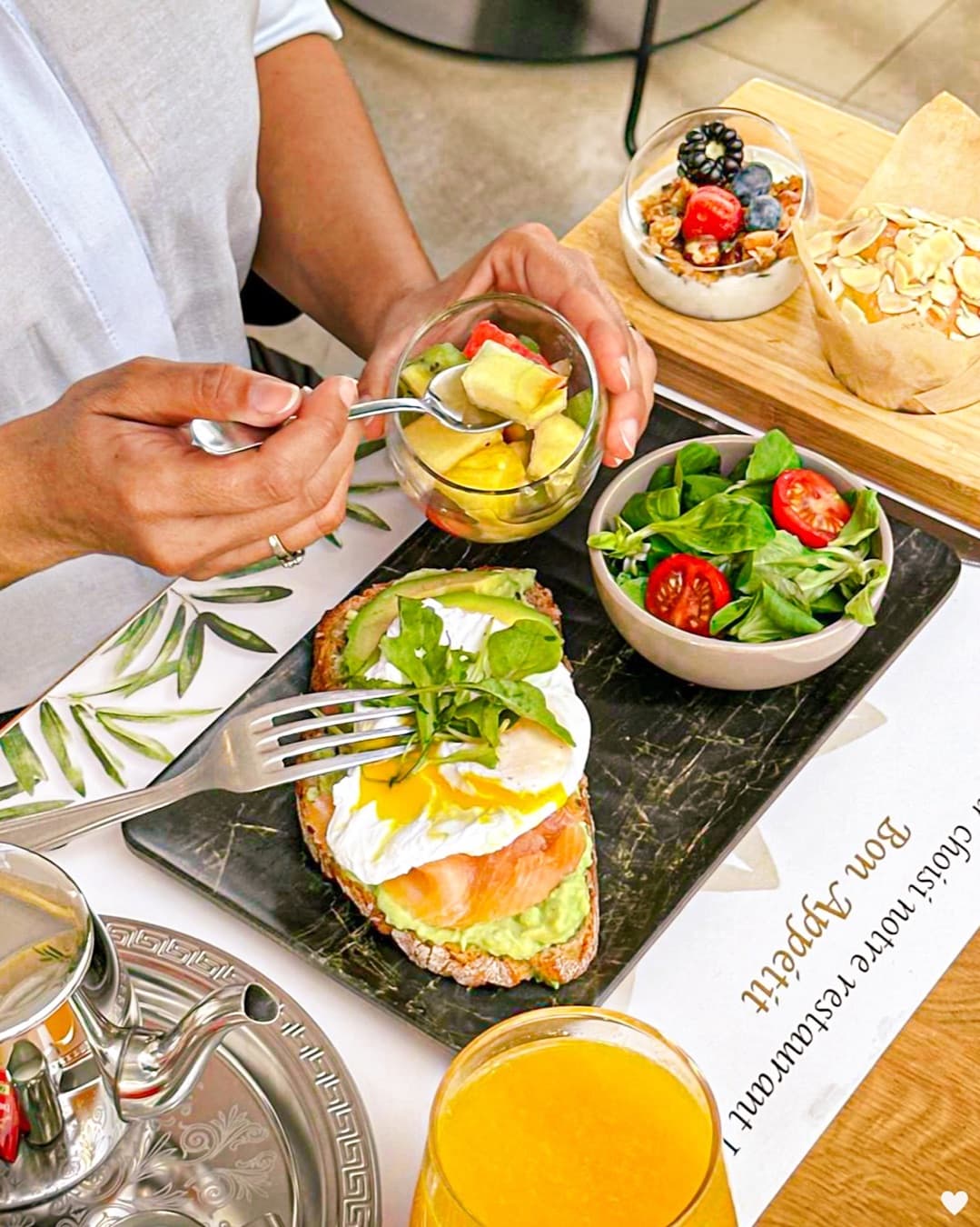 Menu brunch